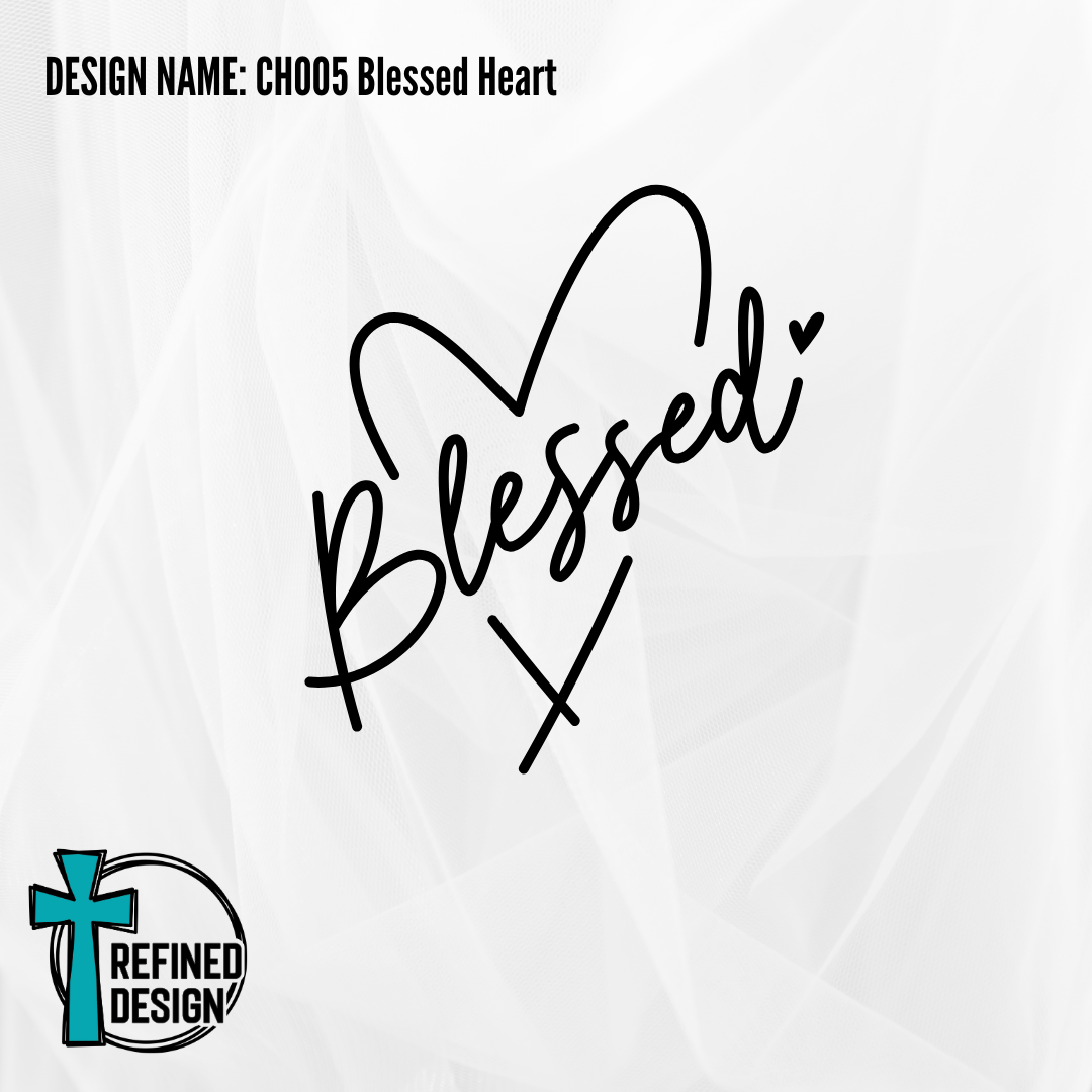 Design Name: CH005 Blessed Heart