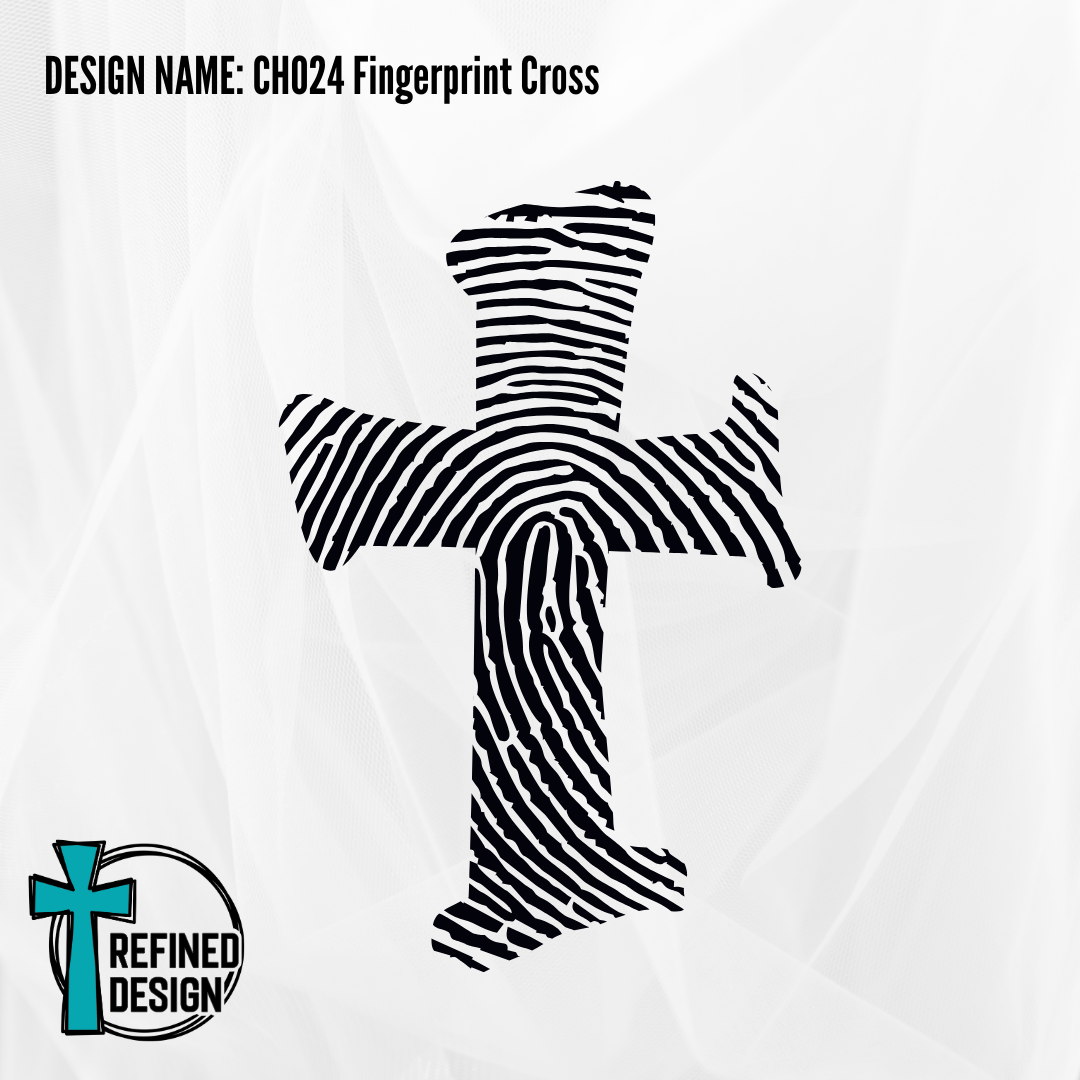 Design Name: CH024 Fingerprint Cross