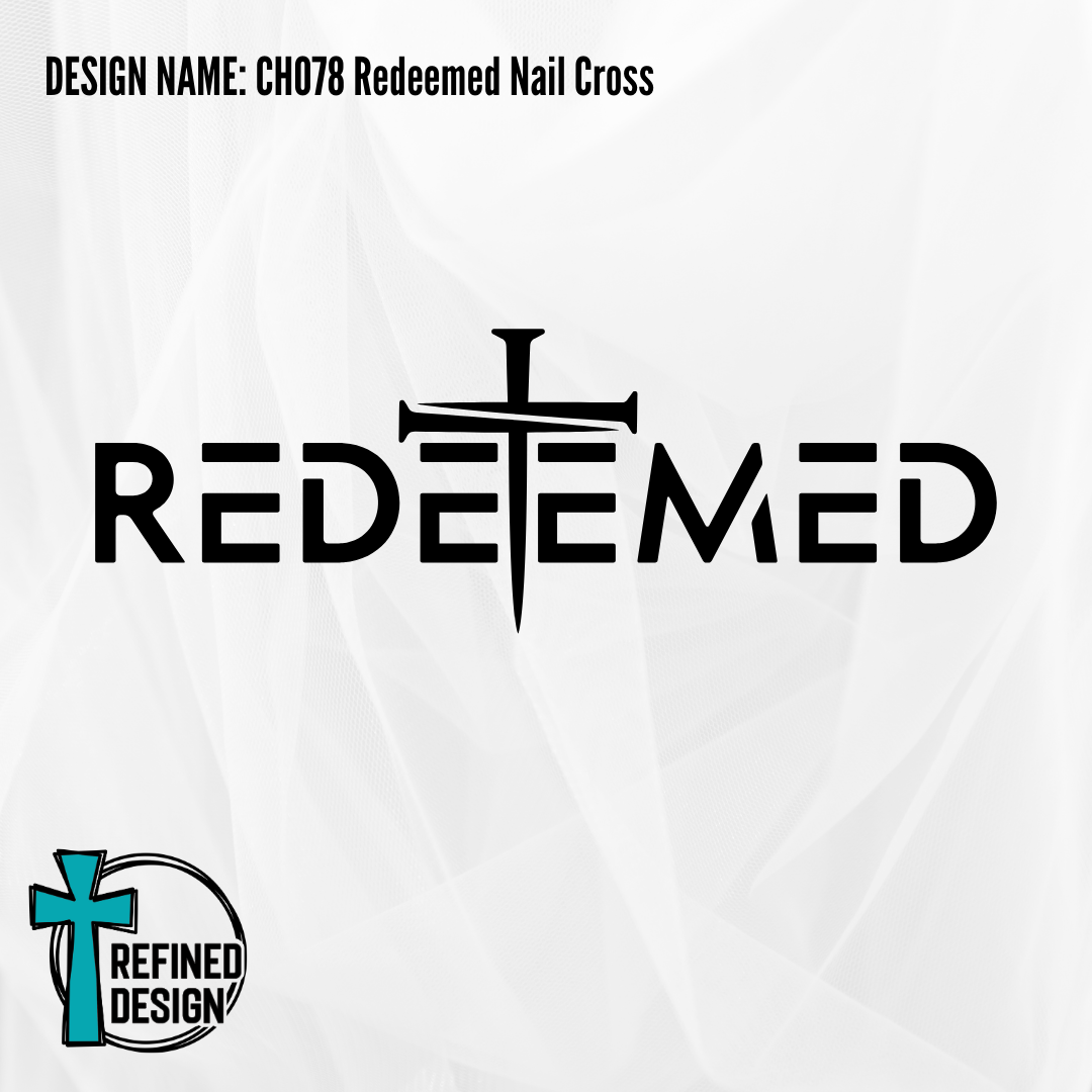 Design Name: CH078 Redeemed Nail Cross