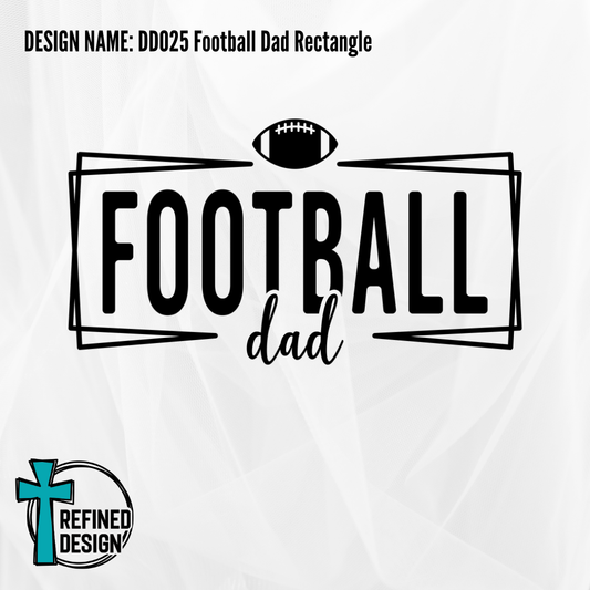 Design Name: DD025 Football Rectangle