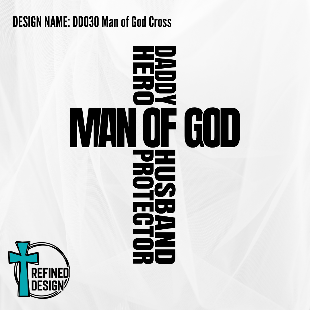 Design Name: DD030 Man of God Cross