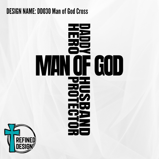 Design Name: DD030 Man of God Cross