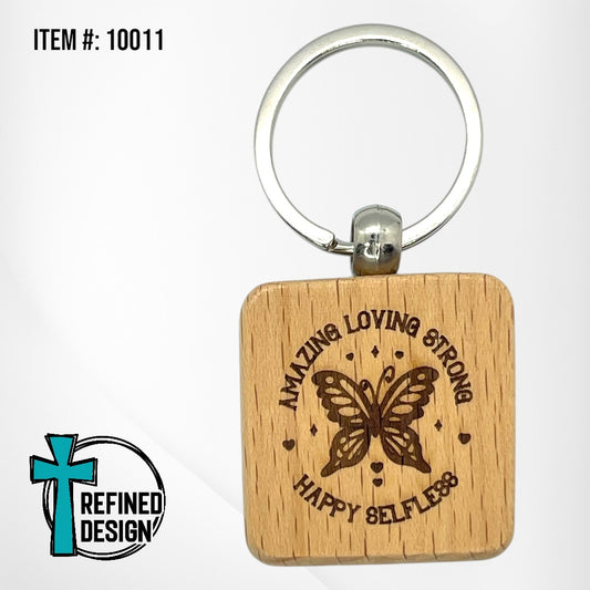 “Amazing Loving Strong Butterfly” Keychain