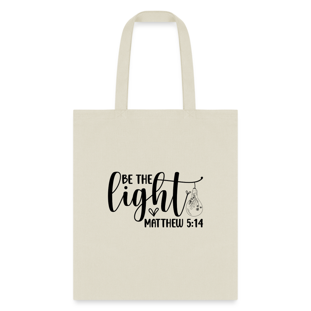 "Be the Light" Tote Bag - natural