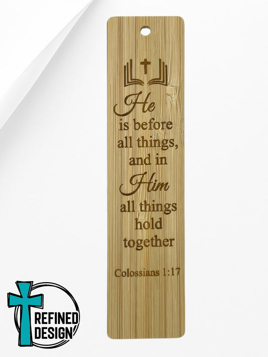 "In Him All Things Hold Together" Bookmark