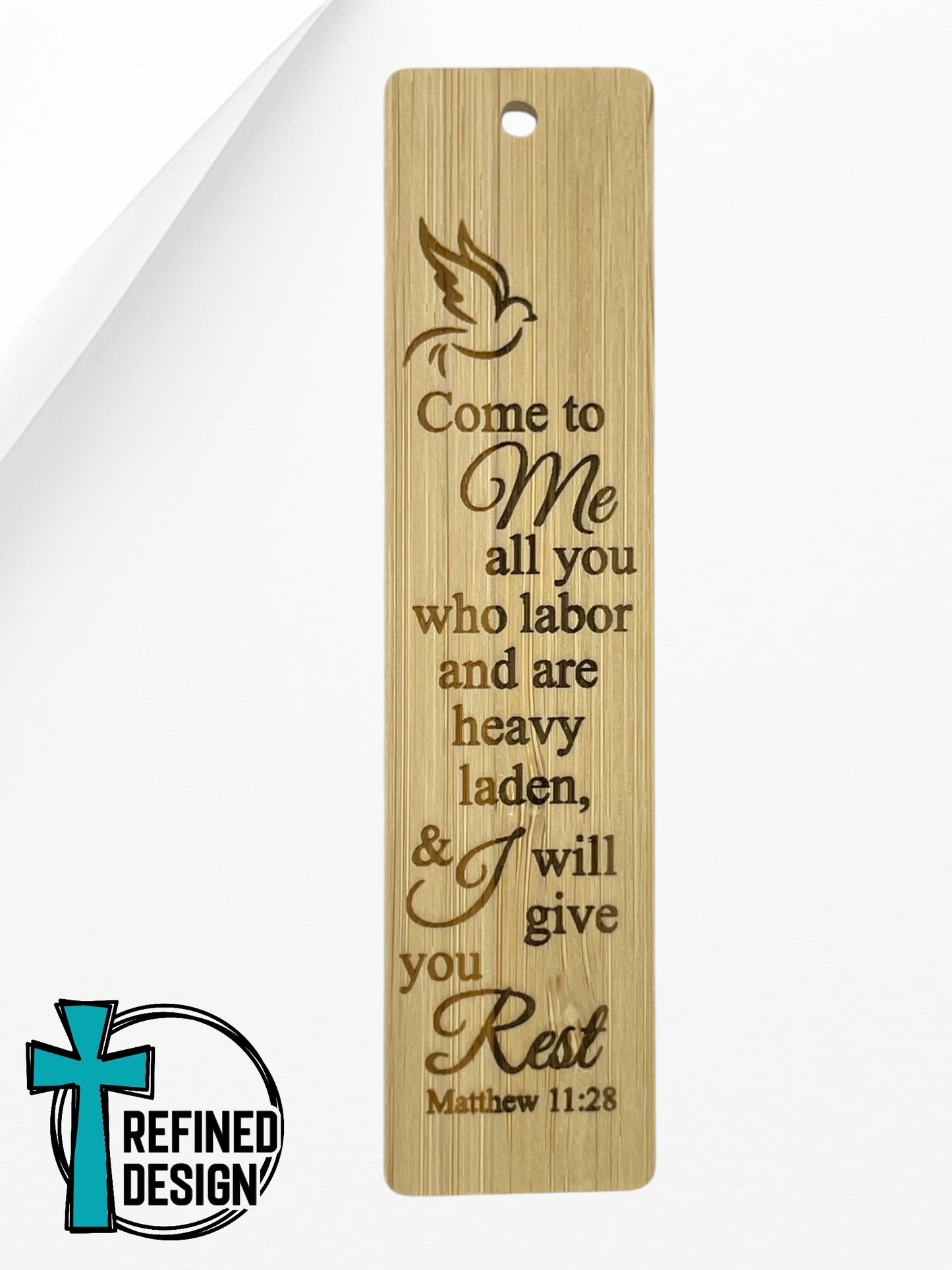 "I Will Give You Rest" Bookmark