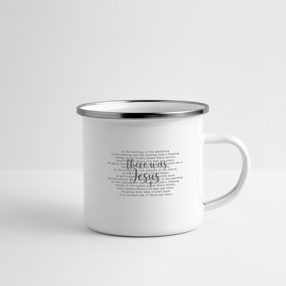 "There Was Jesus" Dual-Handed Mug - white