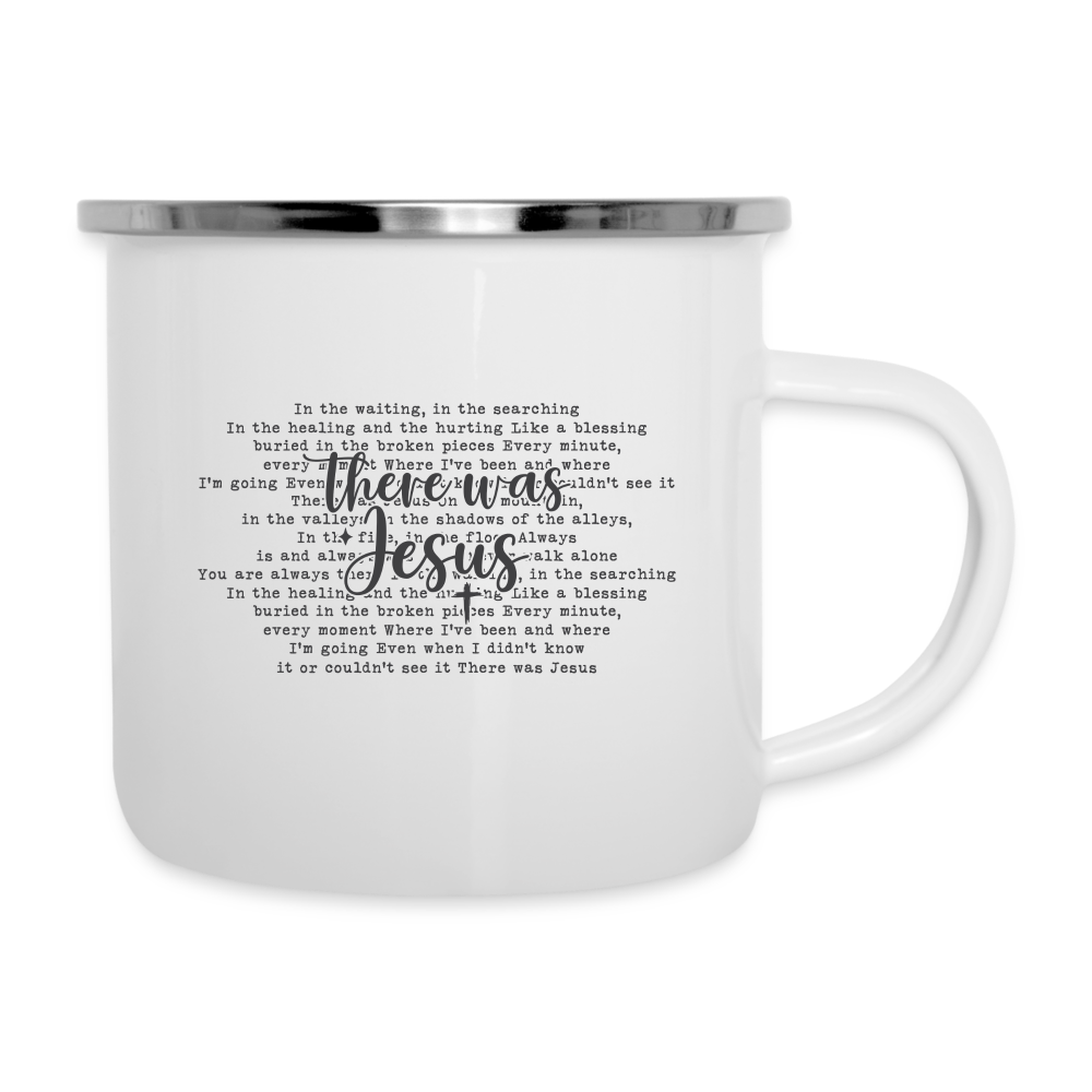 "There Was Jesus" Dual-Handed Mug - white