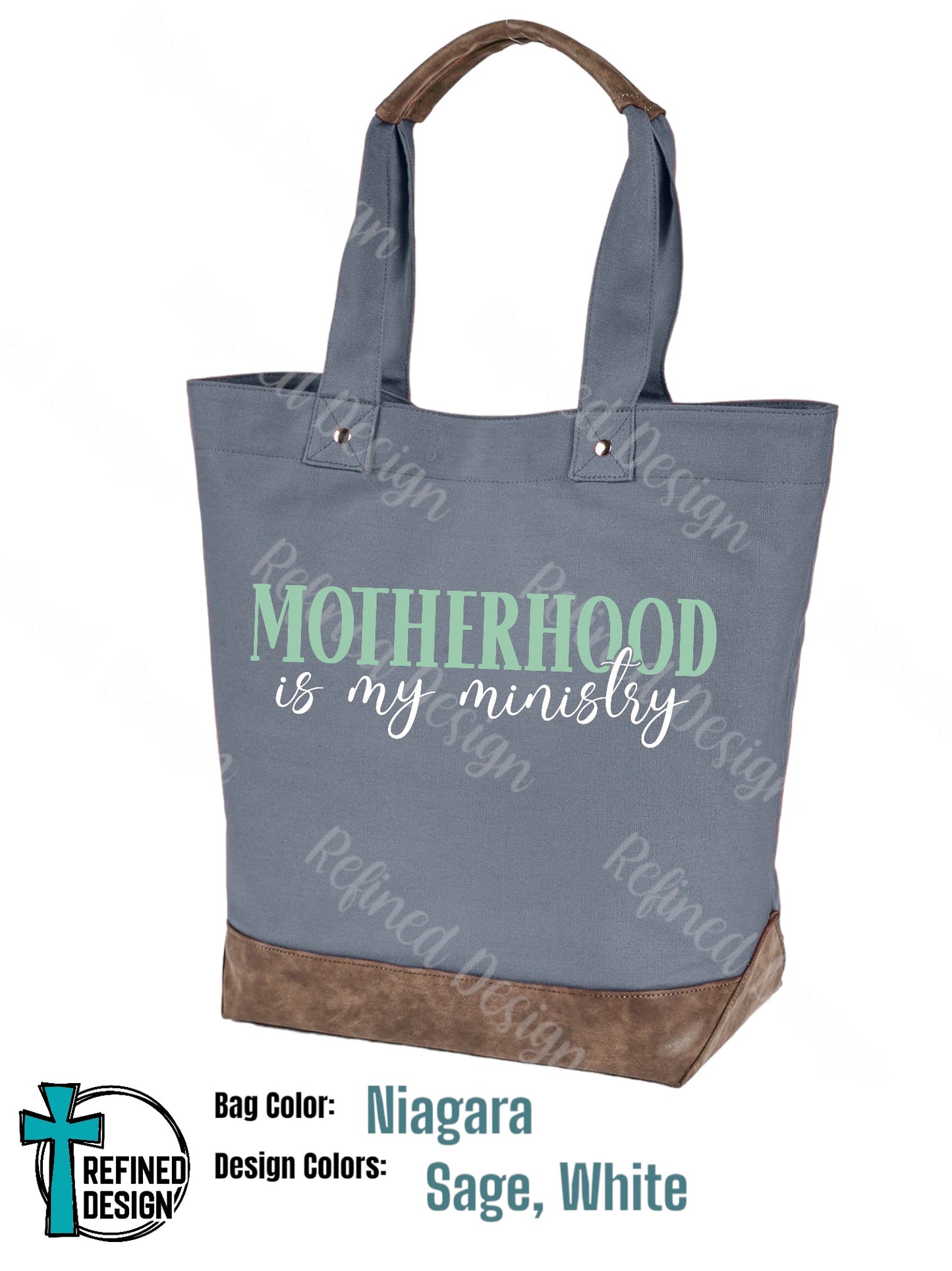 “Motherhood is my Ministry” Resort Tote Bag