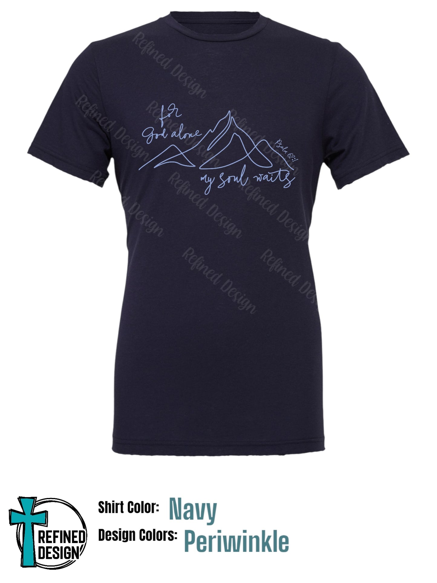 “For God Alone” Navy Blue T-Shirt