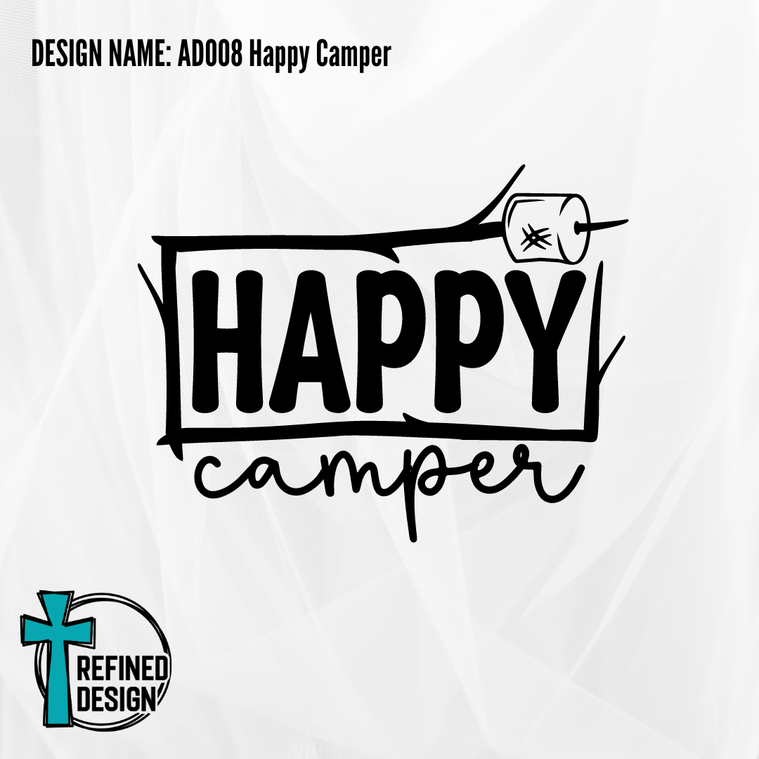 Design Name: AD008 Happy Camper