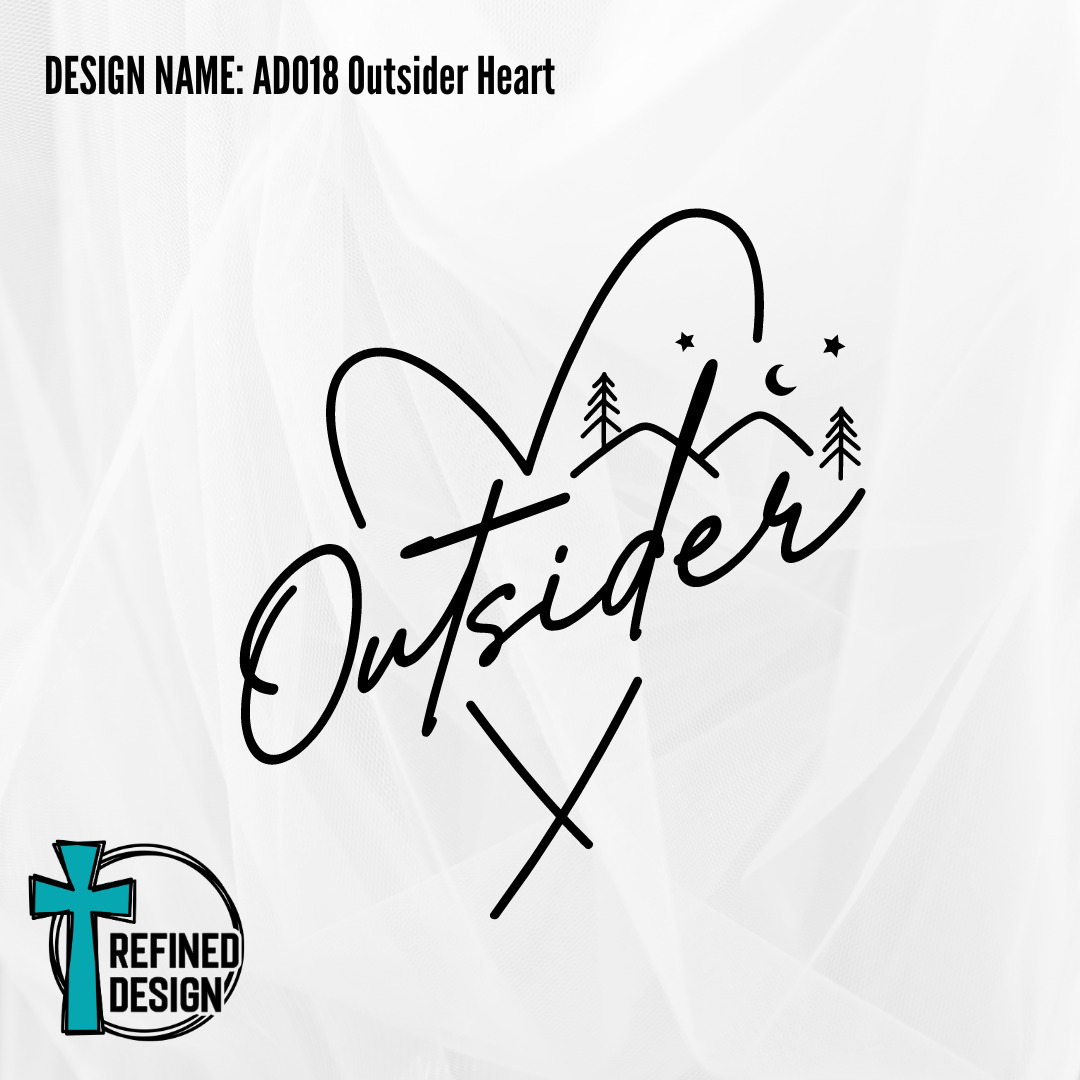 Design Name: AD018 Outsider Heart