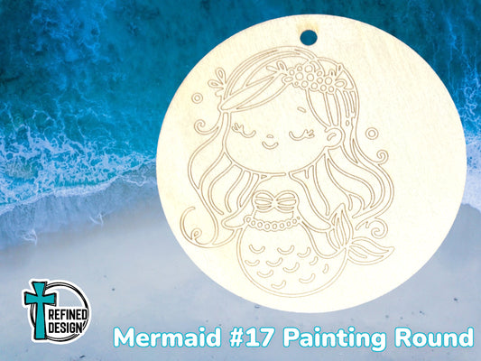 Mermaid #17 Painting Round