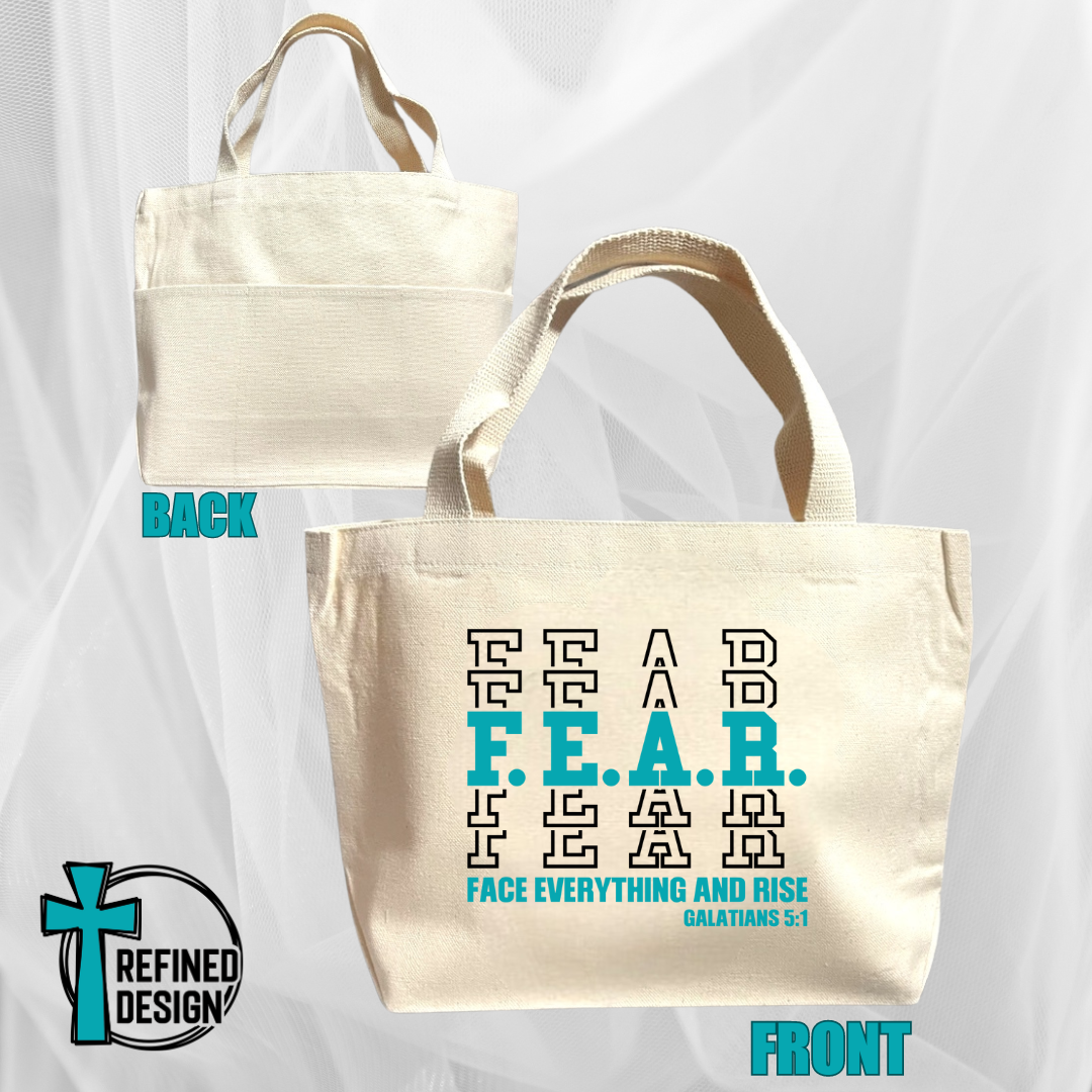 "Face Everything and Rise" Bible Bag