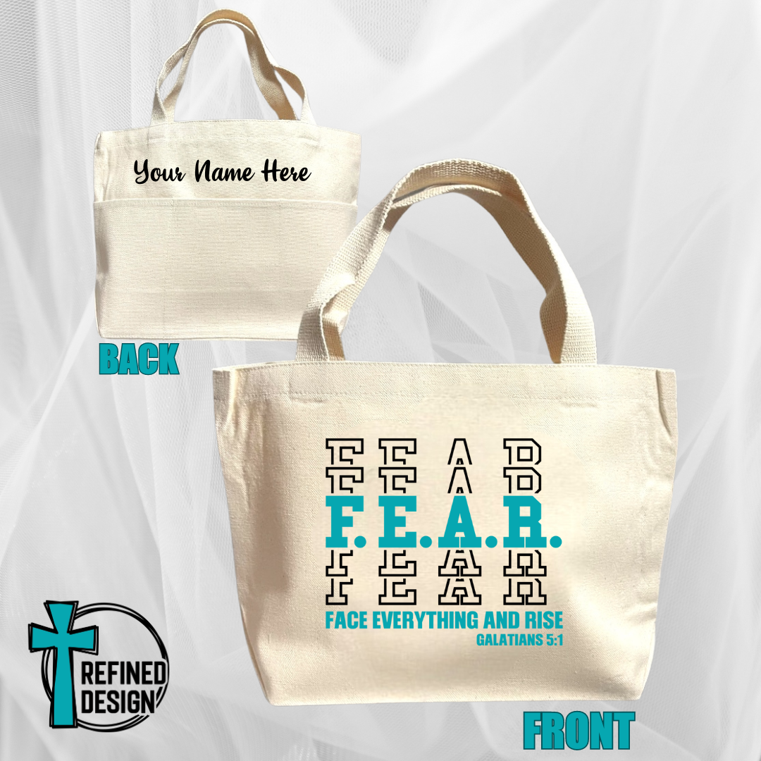 "Face Everything and Rise" Bible Bag