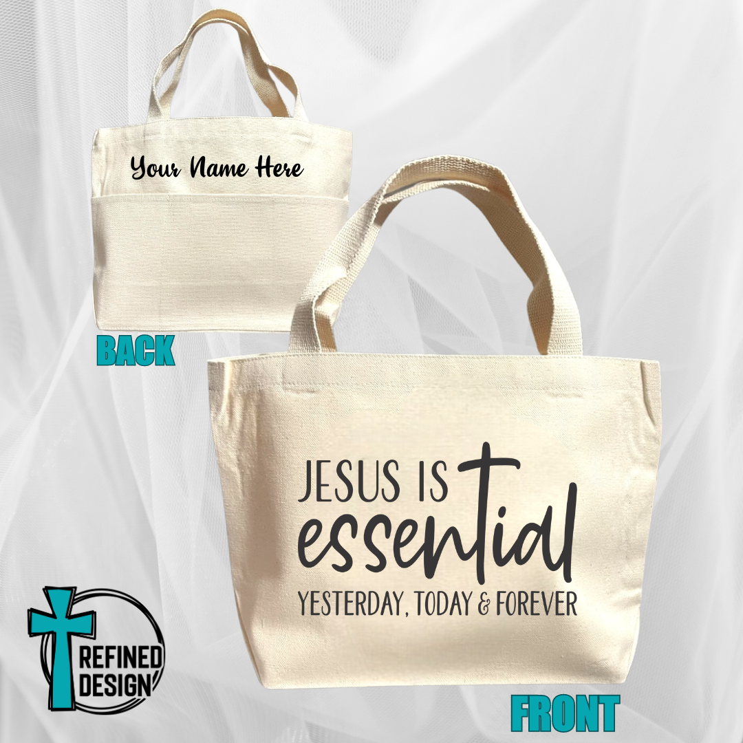 "Jesus is Essential" Bible Bag