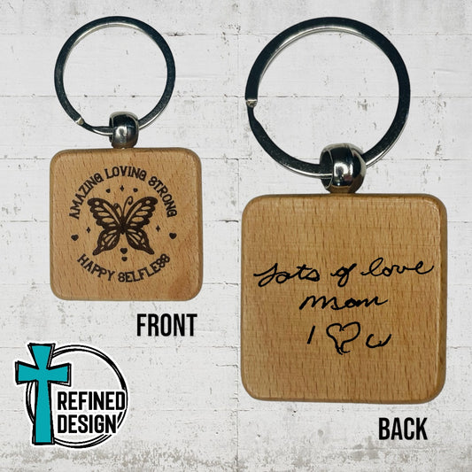 Amazing Loving Strong - "Lots of Love Mom" Keychain