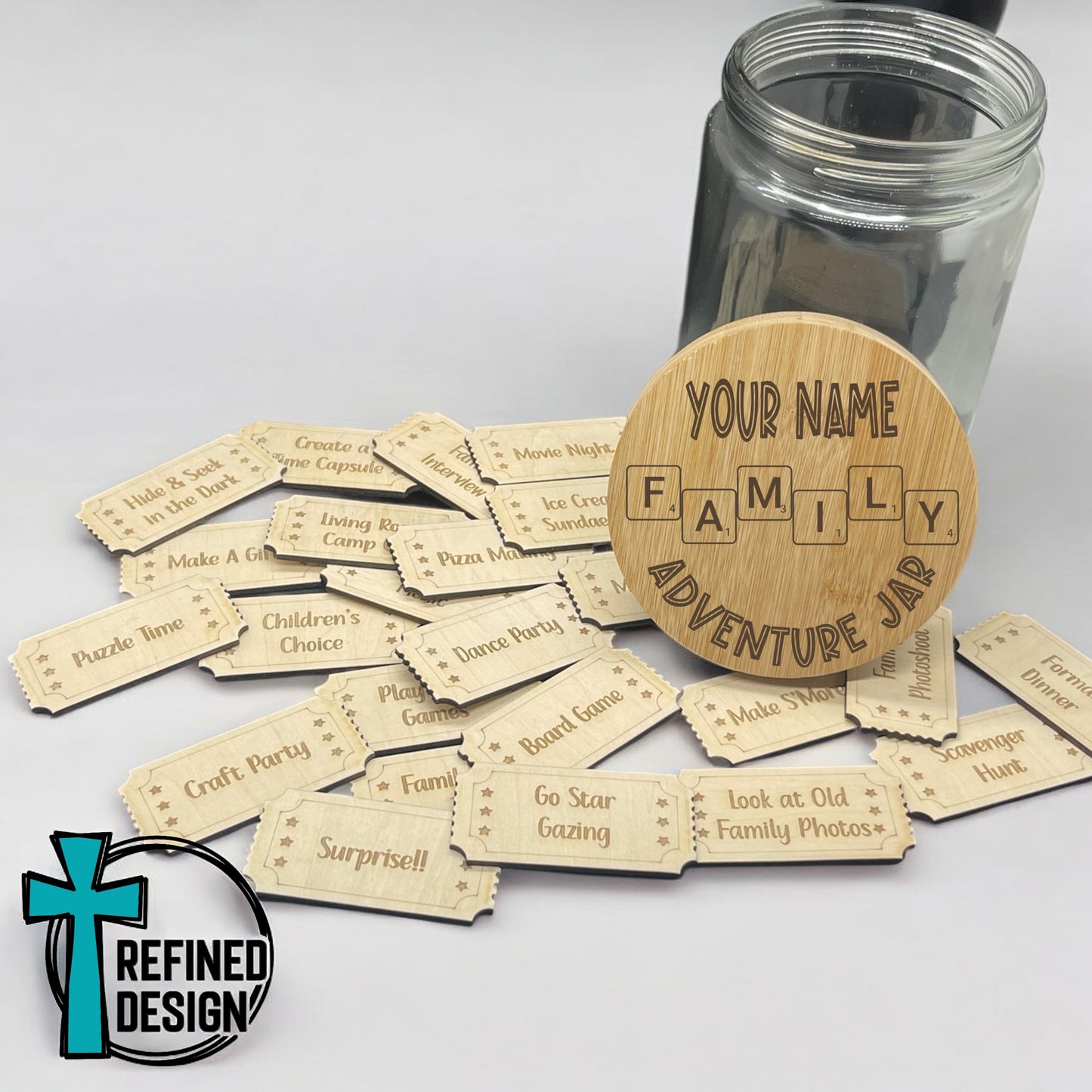 Personalized Family Adventure Jar