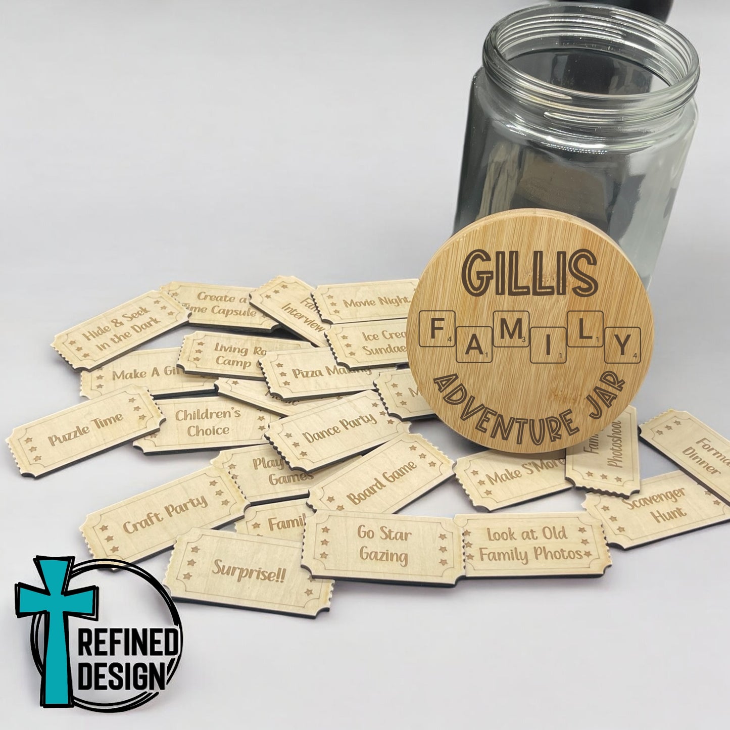 Personalized Family Adventure Jar